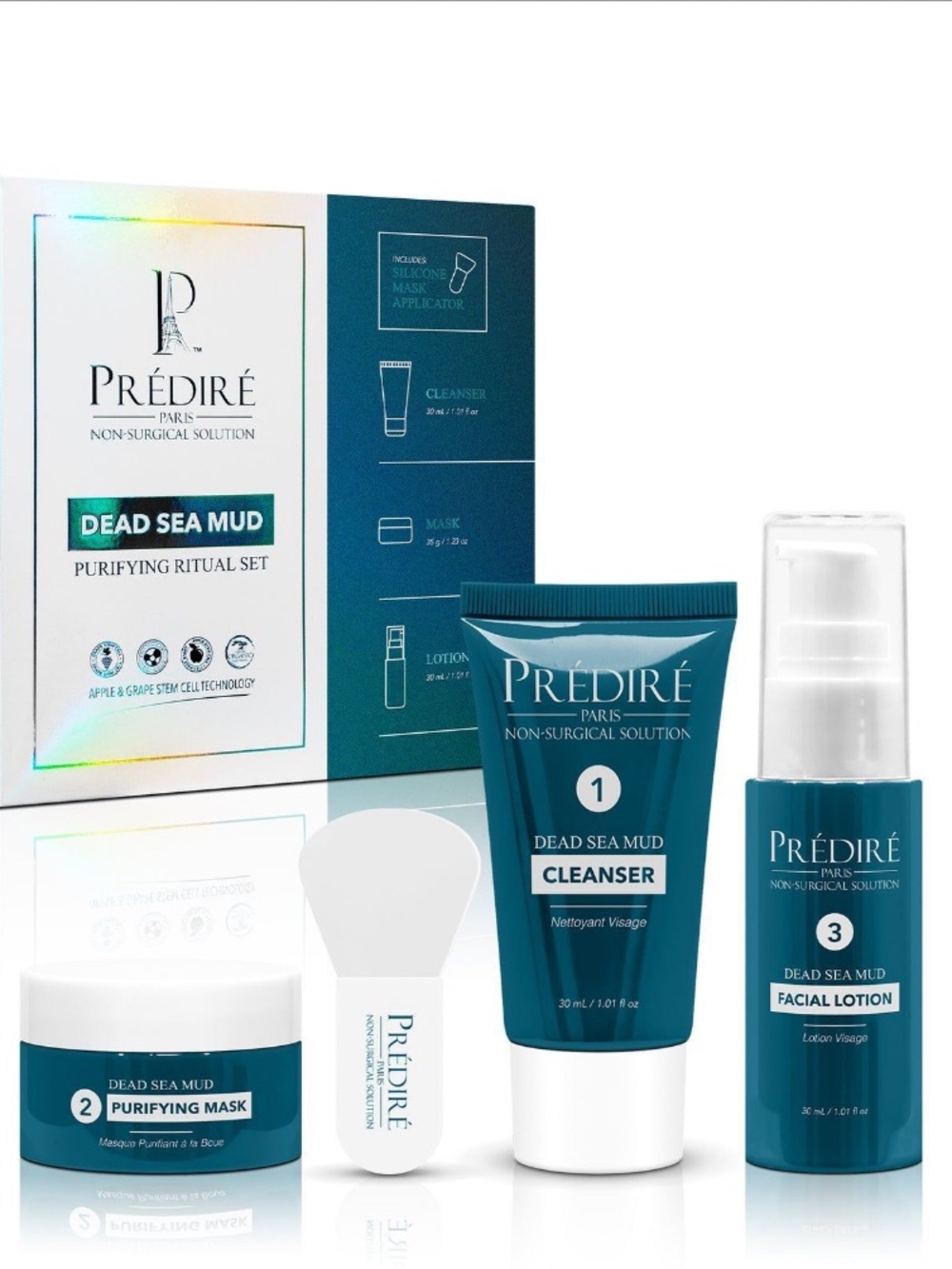 Predire Paris Dead Sea Mud Purifying Ritual Set – Teal